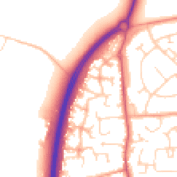 Daytime road noise heatmap for MK45 4RS