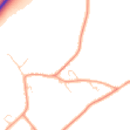 Daytime road noise heatmap for MK45 5EA