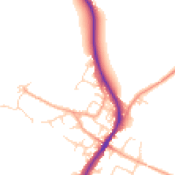 Daytime road noise heatmap for MK45 5ET