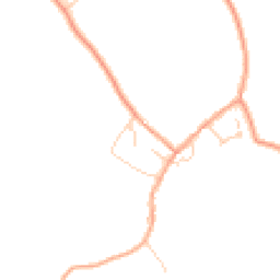 Daytime road noise heatmap for MK45 5EX