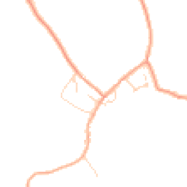 Daytime road noise heatmap for MK45 5HF