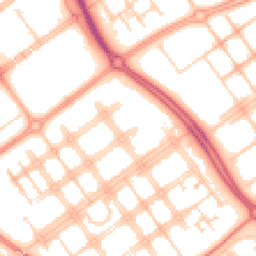 Daytime road noise heatmap for MK6 2BH