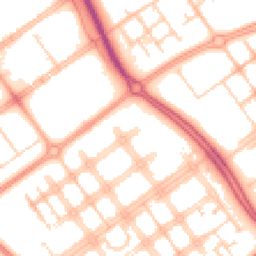 Daytime road noise heatmap for MK6 2BN