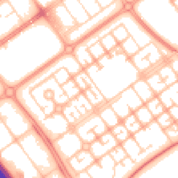 Daytime road noise heatmap for MK6 2NA