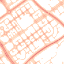 Daytime road noise heatmap for MK6 2NP