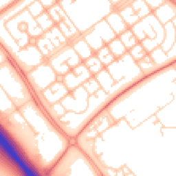 Daytime road noise heatmap for MK6 2TN
