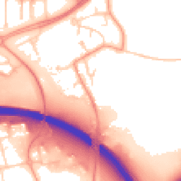 Daytime road noise heatmap for MK6 3AL