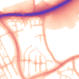 Daytime road noise heatmap for MK6 3AU