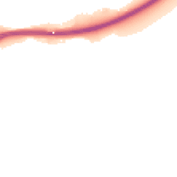 Night-time road noise heatmap for MK6 3AU