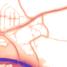 Daytime road noise heatmap for MK6 3BN
