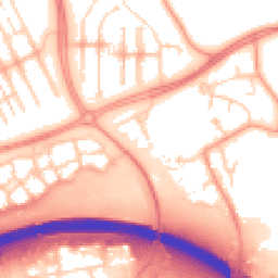 Daytime road noise heatmap for MK6 3BP
