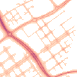 Daytime road noise heatmap for MK6 3HL