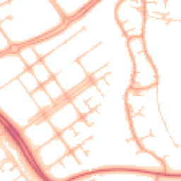 Daytime road noise heatmap for MK6 3HY