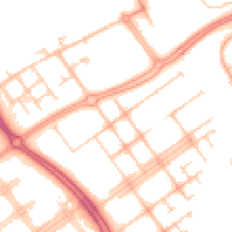 Daytime road noise heatmap for MK6 3JA