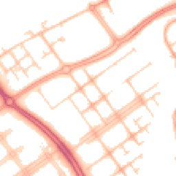 Daytime road noise heatmap for MK6 3JD