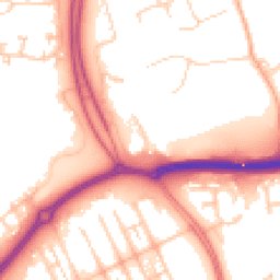 Daytime road noise heatmap for MK6 3PA