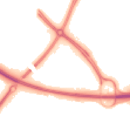 Night-time road noise heatmap for MK6 4AG