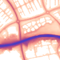 Daytime road noise heatmap for MK6 4AY