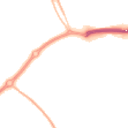 Night-time road noise heatmap for MK6 4HG