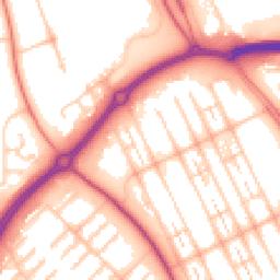Daytime road noise heatmap for MK6 4HH