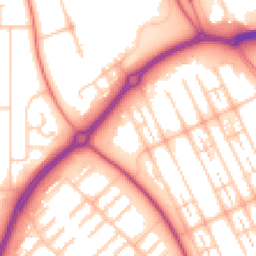 Daytime road noise heatmap for MK6 4HL
