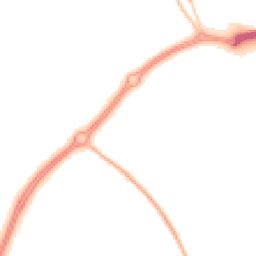 Night-time road noise heatmap for MK6 4HL