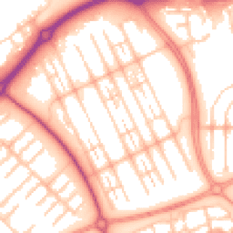 Daytime road noise heatmap for MK6 4HR