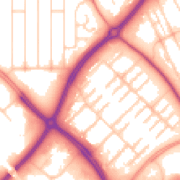 Daytime road noise heatmap for MK6 4LA