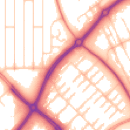 Daytime road noise heatmap for MK6 4LF