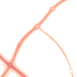 Night-time road noise heatmap for MK6 4LN
