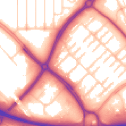 Daytime road noise heatmap for MK6 4LR