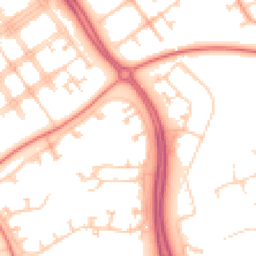 Daytime road noise heatmap for MK6 5AA