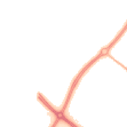 Night-time road noise heatmap for MK6 5DU