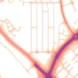 Daytime road noise heatmap for MK6 5DW
