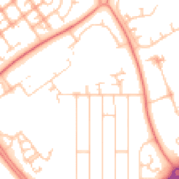 Daytime road noise heatmap for MK6 5HS