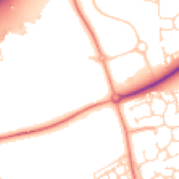 Daytime road noise heatmap for MK7 6BA