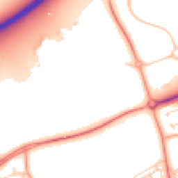 Daytime road noise heatmap for MK7 6BB