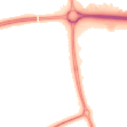 Night-time road noise heatmap for MK7 6DP