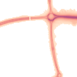 Night-time road noise heatmap for MK7 6EA