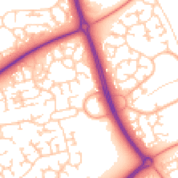 Daytime road noise heatmap for MK7 7AN