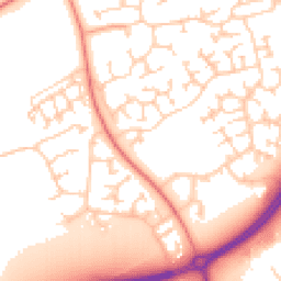 Daytime road noise heatmap for MK7 7BY