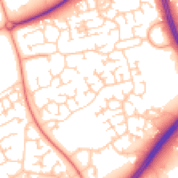 Daytime road noise heatmap for MK7 7DA