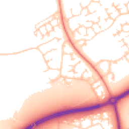 Daytime road noise heatmap for MK7 7HG