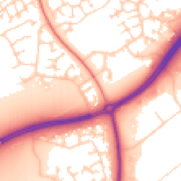 Daytime road noise heatmap for MK7 7HU