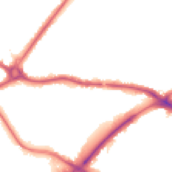 Night-time road noise heatmap for N11 1AA