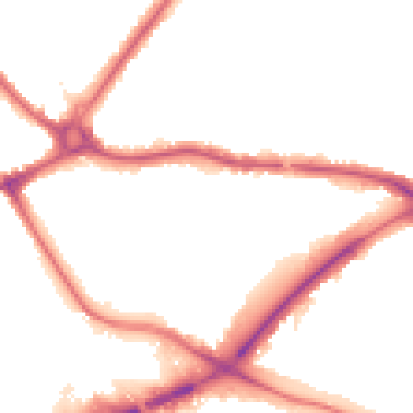 Night-time road noise heatmap for N11 1AJ