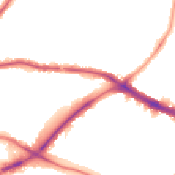 Night-time road noise heatmap for N11 1AX