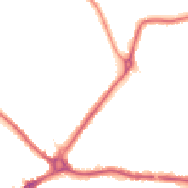 Night-time road noise heatmap for N11 1AZ