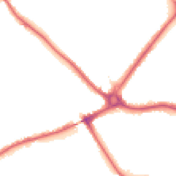 Night-time road noise heatmap for N11 1BE