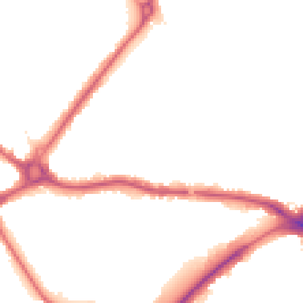 Night-time road noise heatmap for N11 1BL